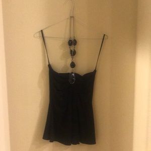 Black Sky strapless top